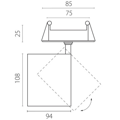 Спот Alta Base A5437RS