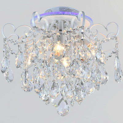 Потолочная люстра  04024-0.3-04 WH+SILVER PN+RGB