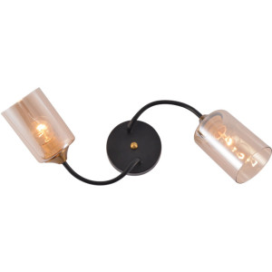 Потолочная люстра  01608-0.3-02 BK+BRASS