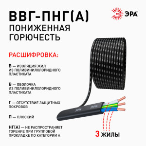 Кабель  ВП3-1,5-50