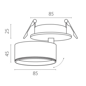 Спот Alta Pro A5546RS
