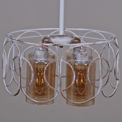 Подвесная люстра  03883-0.4-04 WH+GD