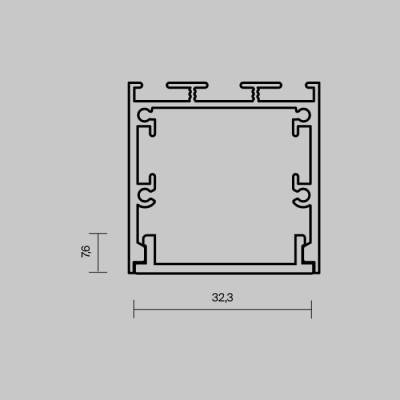 Рассеиватель Накладной-подвесной профиль 642041